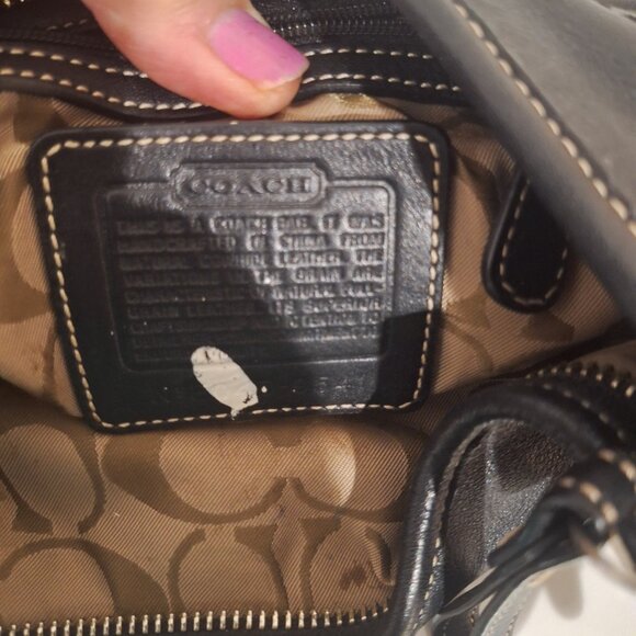 BLACK COACH BAG - Picture 10 of 13